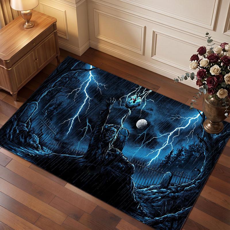 Friday the 13th Jason Voorhees Rug Soft Thick Non Slip Floor Carpet for Bedroom Living Room Home Decor