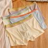 3 Pezzi Biancheria Intima da Uomo Boxer da Uomo Traspirante U Convesso Mutande Comode Mutande L XL XXL 3XL 4XL