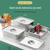 304 Stainless Steel Rectangular Food Tray
