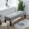 1PC Floral Printed Bench Covers Stretch Spandex Nordic Piano Long Chair Slipcover Bed Side Seat Protector Cover for Living Room