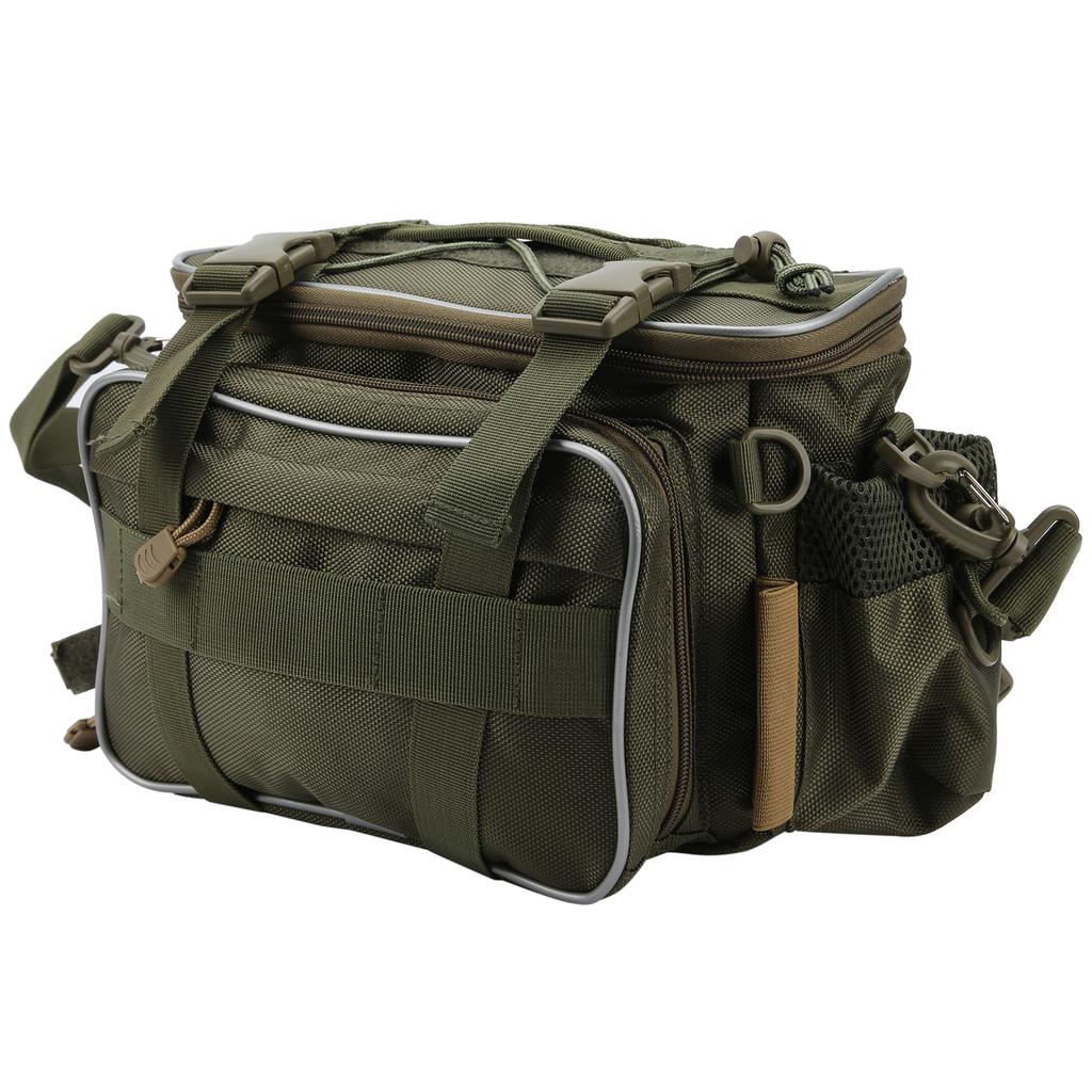 MultiFunction Fishing Tackle Bag Fishing Shoulder Waist Packs Multi Pockets Bait Lure Bag