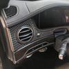 For Benz S-Class W222 2013- Real Carbon Fiber Sticker Driver Dashboard Air Vent Panel Car Accessories Interior Decorative