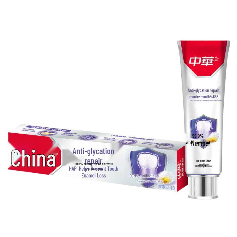 Зубная паста Zhonghua Отбеливающая и восстанавливающая эмаль