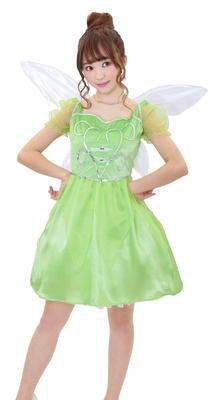 Clearstone Halloween Wonder Fairy Girl Cosplay Costume, Green, Women's