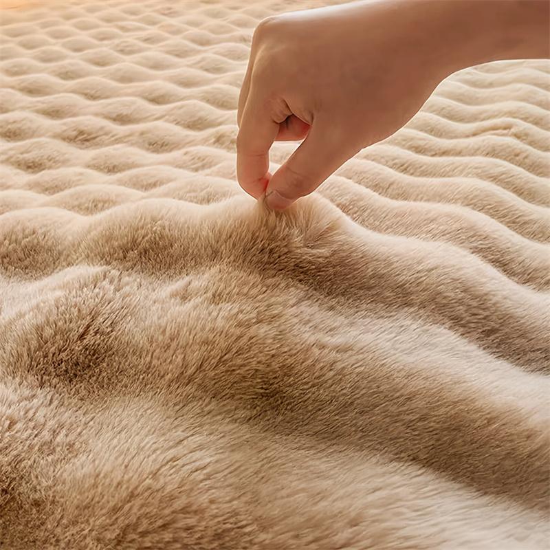 Rabbit Plush Chair Cushion Computer Chair Cushion Office Casual Dining Chair Cushion Thickened Student Stool Seat Cushion