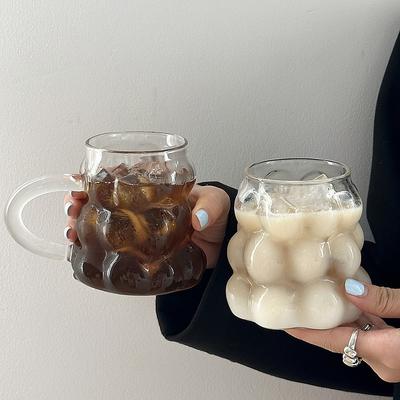 Trauben Glas Personalisierte Kaffeetasse Hitzebeständig Hohes Borosilikat Gürtel, Milch Latte Tasse Wasserbecher Saftglas