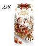 Home Holiday Decoration Christmas Window Clings Cute Snowman Santa Penguin Reindeer Stickers for Removable Festive Wall Art Glass Reusable