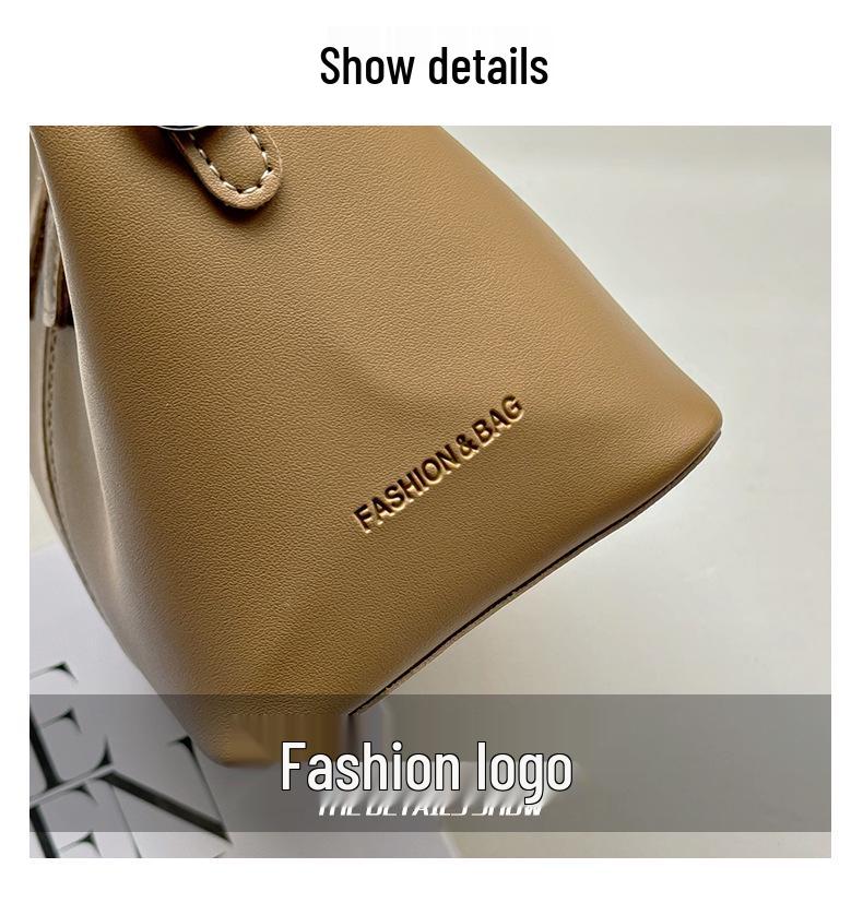 Knödel Damenhandtasche aus weichem Leder 2025: Neue Schlichte Mode, Große Kapazität, Kleine Größe