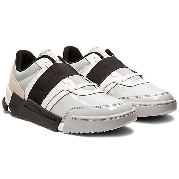 ONITSUKA TIGER D-Trainer Round Toe Lace-Up Shock Absorbing Slip-Resistant Durable Low-Top Casual Shoes Unisex Sneaker Black White Gray 1183A581-020