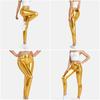 [Getrays] Women Wet Look Shiny Metallic Leggings Liquid Waist Stretch Disco Pants Leggings high waist stretch leggings Dance Yoga Pants Tights Lounge