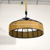 Industrial Hemp Rope E27 Pendant Lamp Nordic Retro Antique Loft Country Kitchen Bar Restaurant Decoration Creative Hanging Lamp