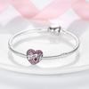 Copper Plated 925 Silver Family Friendship Series Love Beads Pendant Diy Beads Bracelet Necklace