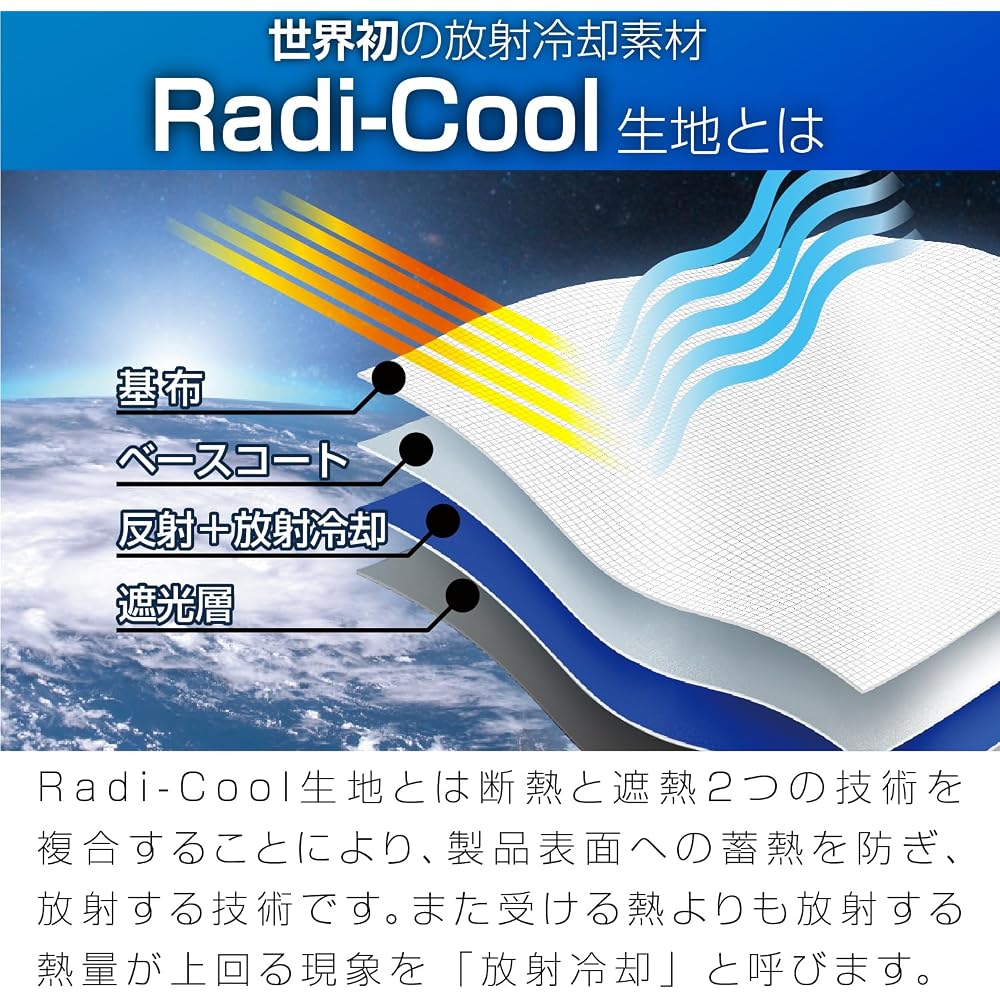 Seiwa Radicool Car Sunshade M Size High Heat Resistance UV Protection 99.9% Front Windshield Shade