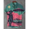 Men's Sunflower Cat All Over Art Print Shirts 3D Anime Hawaiian Shirt Men Women Short Sleeve Lapel Blouse Oversized Y2k Top
