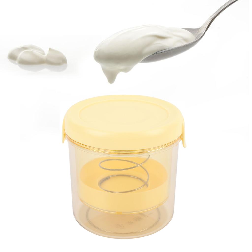 Greek Yogurt Strainer Maker with Lid Fine Mesh Yogurt Filter Maker for Homemade Thick Greek Yogurt Kitchen Gadget Round