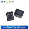 1PCS Electrical equipment with 3-digit 6-speed light switch KCD4 rocker switch power switch ON-OF-ON 30A 250VAC/16A/20A 125VA