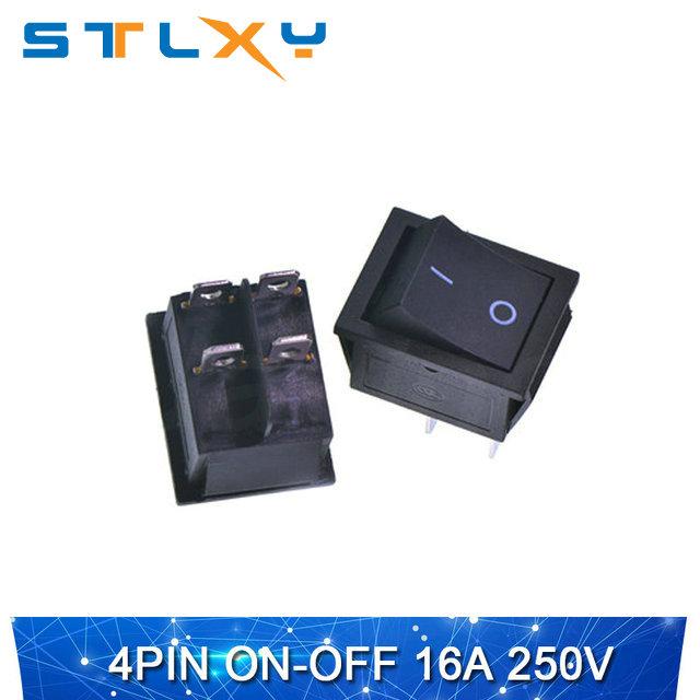1PCS Electrical equipment with 3-digit 6-speed light switch KCD4 rocker switch power switch ON-OF-ON 30A 250VAC/16A/20A 125VA