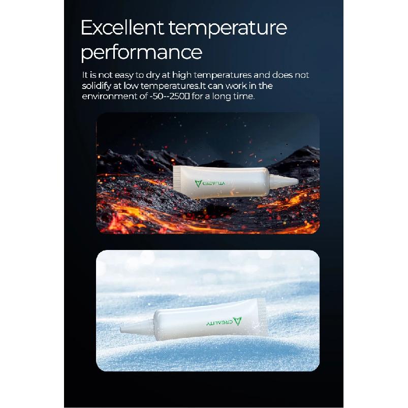 Creality Thermal Grease High Thermal Conductivity Excellent Temperature Performance for 3D Printers