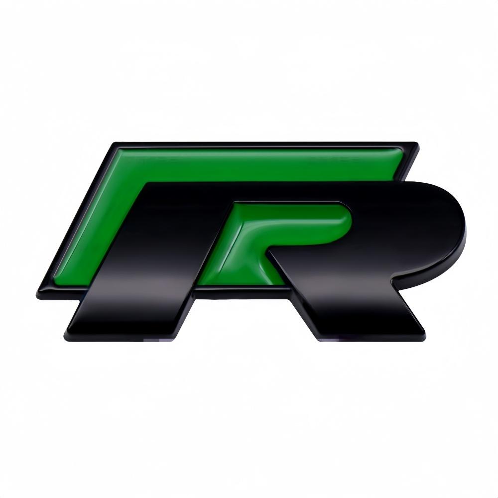 NEW For VWR Logo Metal Car Grille Emblem Rear Trunk Badge Stickers Polo Golf Jetta Beetle CC Tiguan Touran Passa Zd9