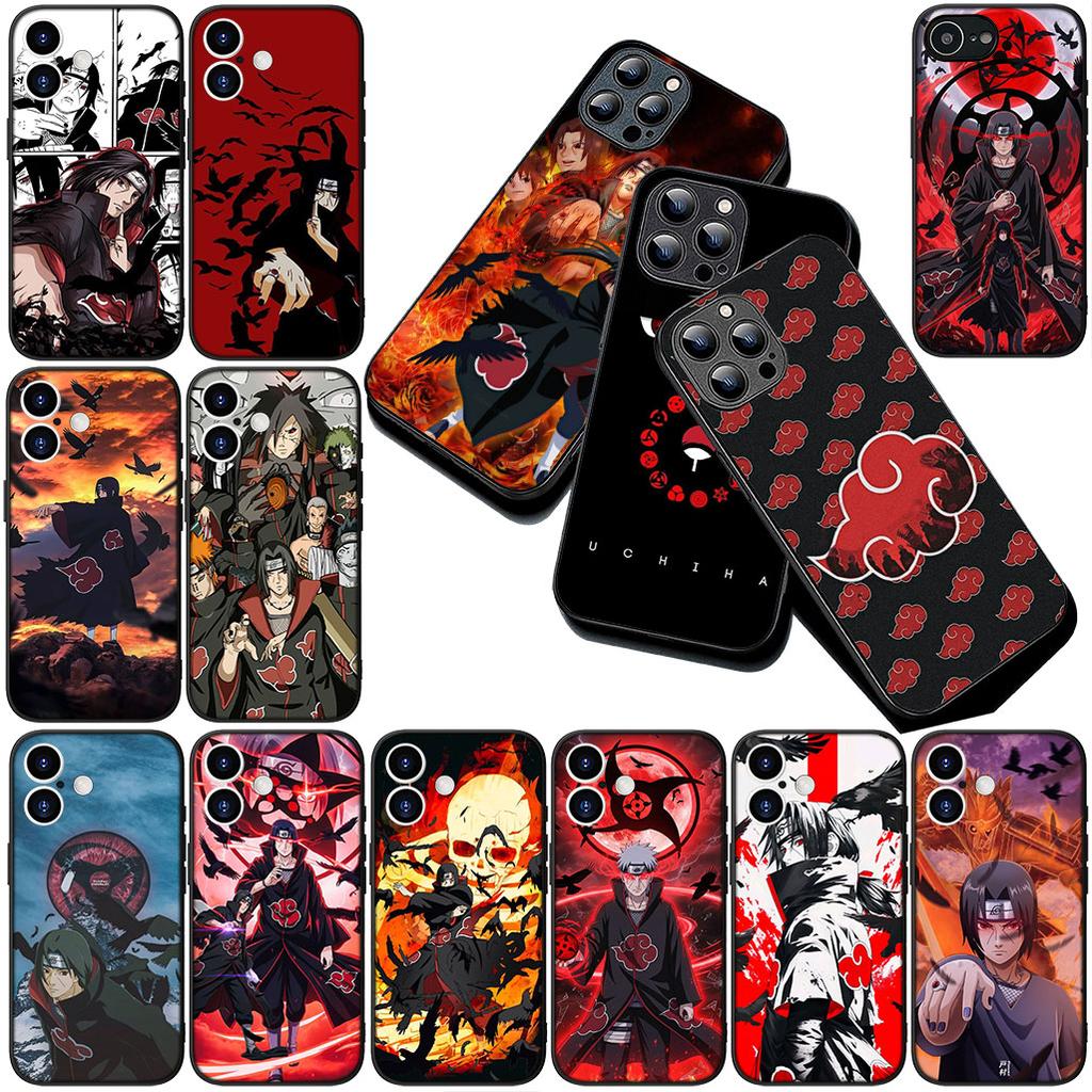 Narutos Akatsuki Itachi Uchiha Phone Cover for Apple iPhone 12 13 Pro Max Mini ProMax X XR 17E 13Mini Protective Case