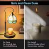 Electric Candle Warmer Lamp House Warming Gifts New Home Decoration Desk Lamp Wax Melting Lamp Colour Glass Candle Lamp
