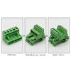 High Performances Rail Type Terminals Block 5.08mm Spacing For 10Amp 300Volt Application Screw Plug-in Connector