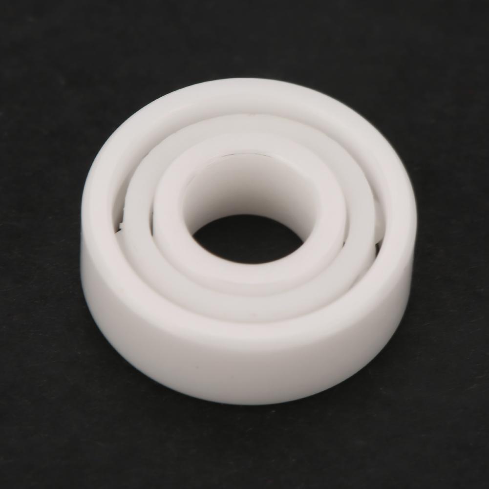 1PCS 696 6x15x5mm White High Precision Full Ceramic ZrO2 Ball Bearing