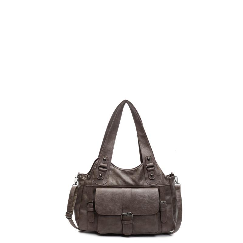 Large-capacity Retro Versatile Tote Bag, Women's Spring Fashionable Commuting Single-shoulder Bag, Short Trip Crossbody Bag