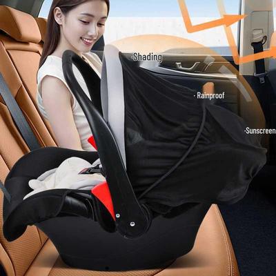 Portable Car-Mounted Baby Carrycot: Safe Sleep Cradle for Newborns and Toddlers