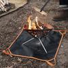 Feuermatte Feuerfeste Untergrillmatte für Outdoor-Grillmatte Feuermatte BBQ-Matte Deckschützer Faltbar Praktisch