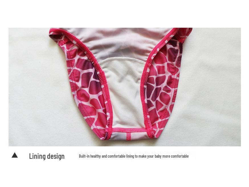 Girl's Cute Korean-Style Princess One-Piece Swimsuit for Swimming Training