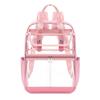 Sac à dos transparent en PVC pour le voyage et l'école avec design imperméable pour hommes et femmes