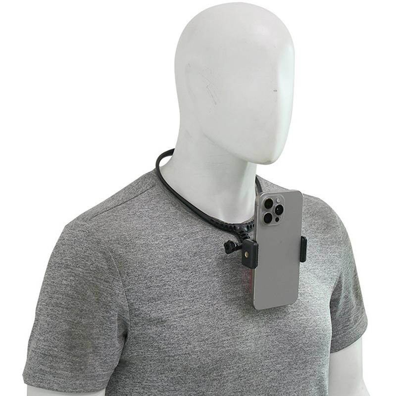Cycling Collar Neckband Phone Live Streaming Stand Action Camera Neckband Recorder Stand
