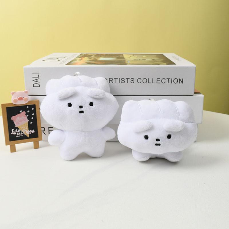 Adorable Plush Dumpling Keychain Cute Cartoon Backpack Pendant For Girls Gifts