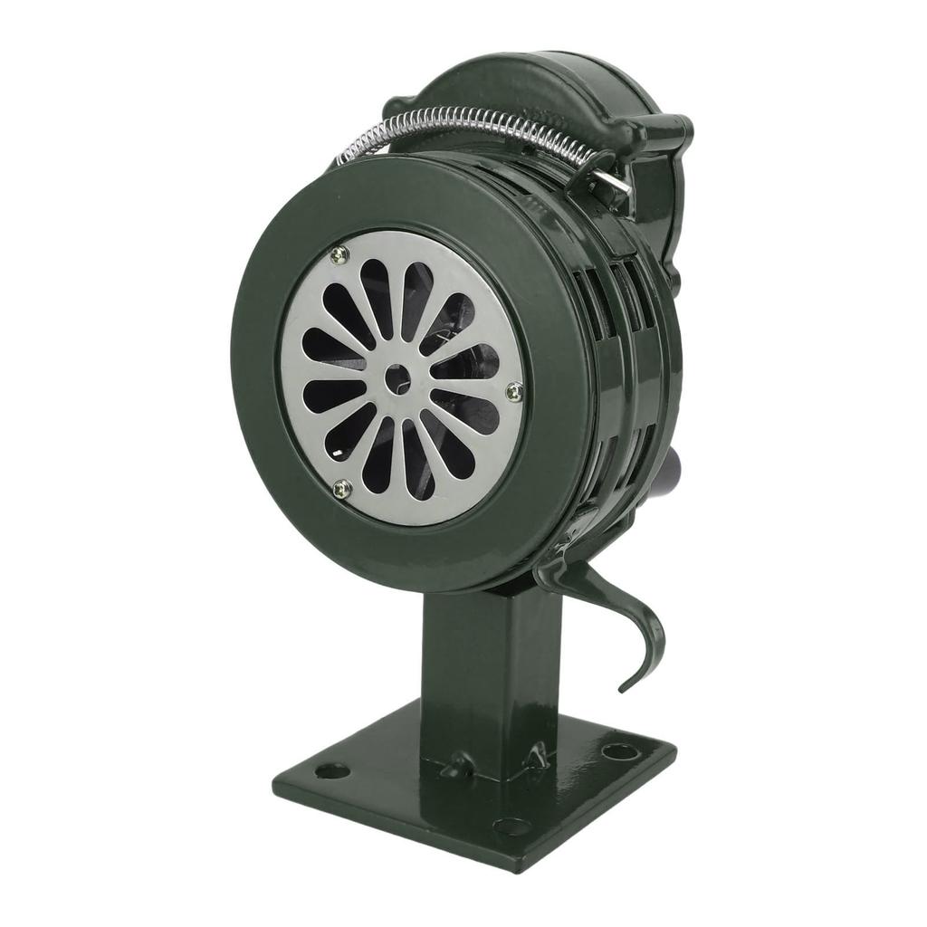 Handkurbelsirene aus Aluminiumlegierung, 110 dB, lauter Alarm, Luftangriff, Tornado-Sirenenhörner, Alarm für den Notfall