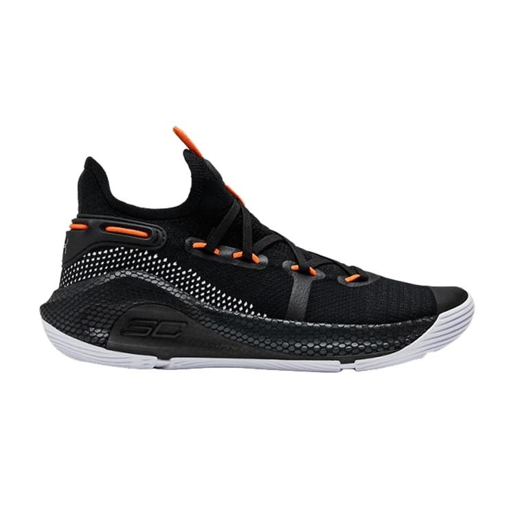 

Кроссовки унисекс Under Armour Curry 6 GS Oakland Sideshow Черный Белый 3020415-003
