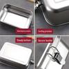 Abay Stainless Steel Food Storage Container with Partition