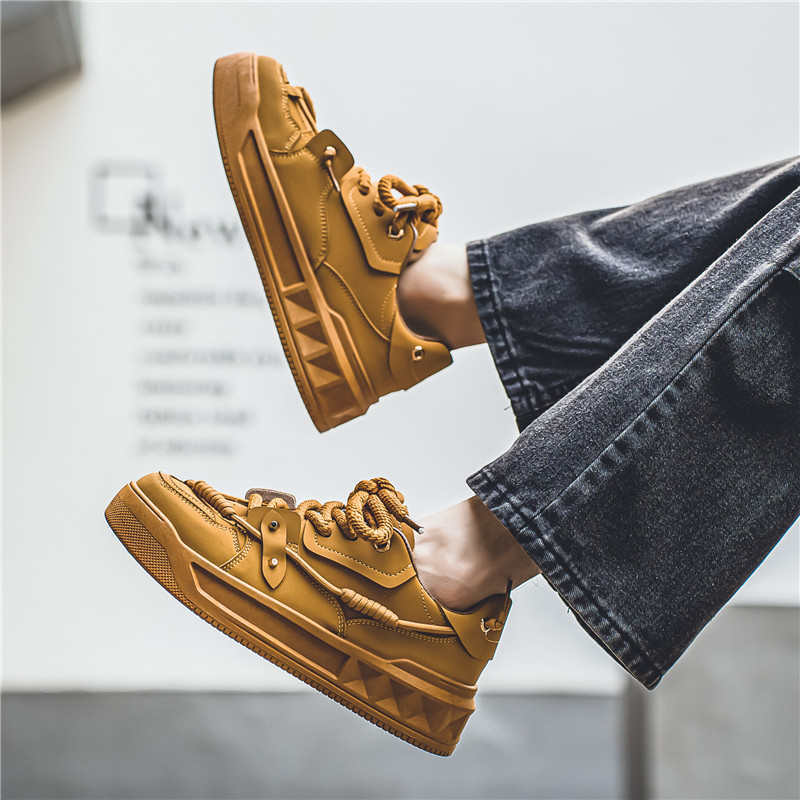 Fashion Camp With Lacing Men's Daily Shoes Flats Black Male Sneakers Men's Black Boot Sport Beskets Everything Styling Best-selling