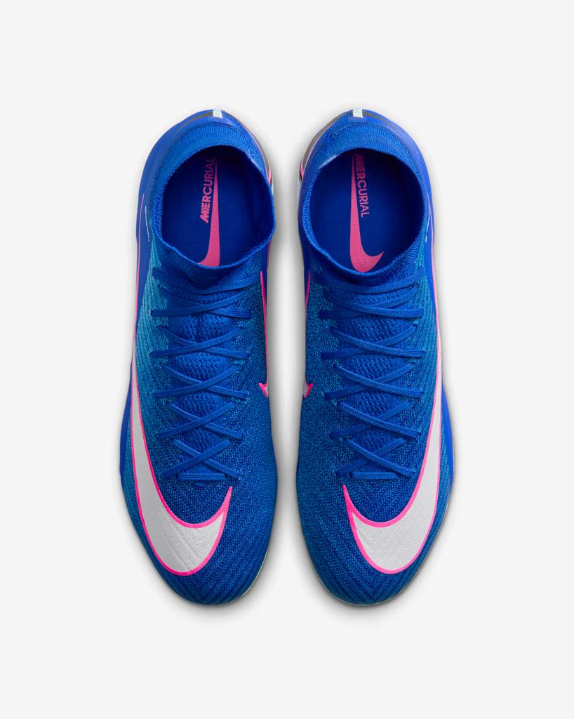FQ8339-446 Nike Mercurial Superfly 10 Elite Racer Blue White (Men's)