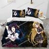 Sexy Girl High School DxD Anime Bedding Set Duvet Cover Bed Set Quilt Cover Pillowcase Comforter King Queen Size Boys Adult963