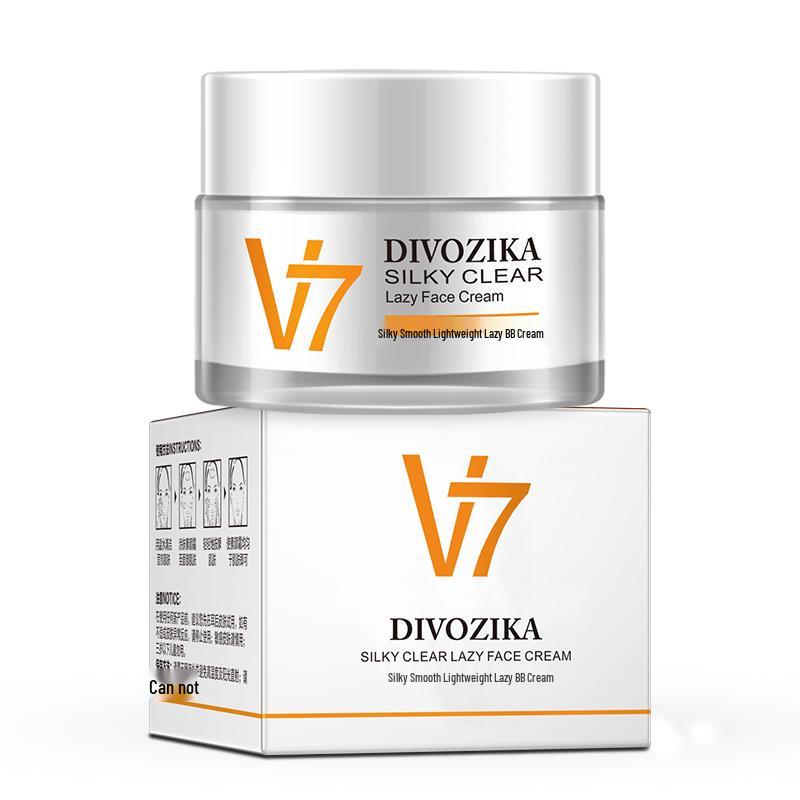 Sweetie V7 Tone-Up Moisturizing Face Cream - Nourishing Skincare Lazy Cream Cosmetics for Facial Care