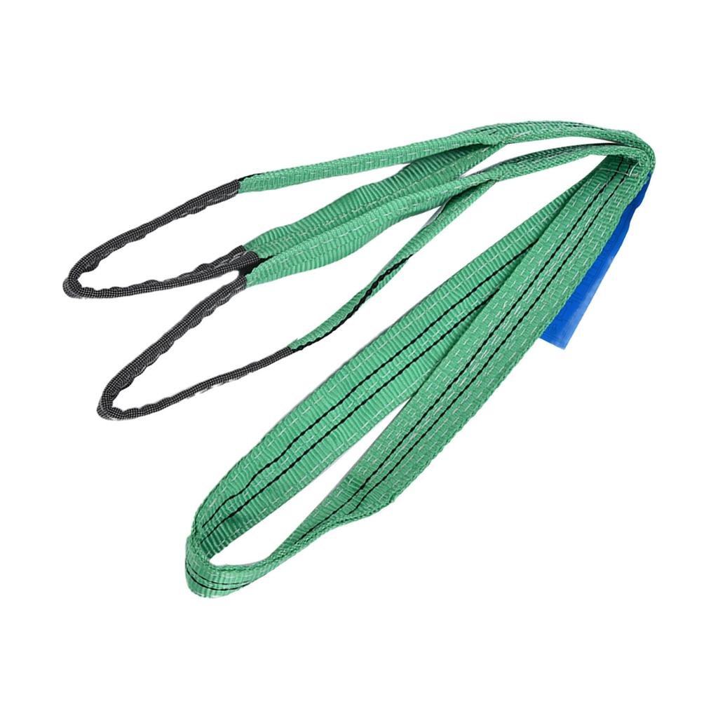 Lifting Slings Straps Heavy Duty 2T Load Capacity High Strength Polyester Colorful Flat Webbing(2meter(6.56ft) )