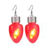 Christmas Party Earrings LED Lights Christmas Tree Glowing Dangler Glow in the Dark Snow Eardrop Easter Present Gift