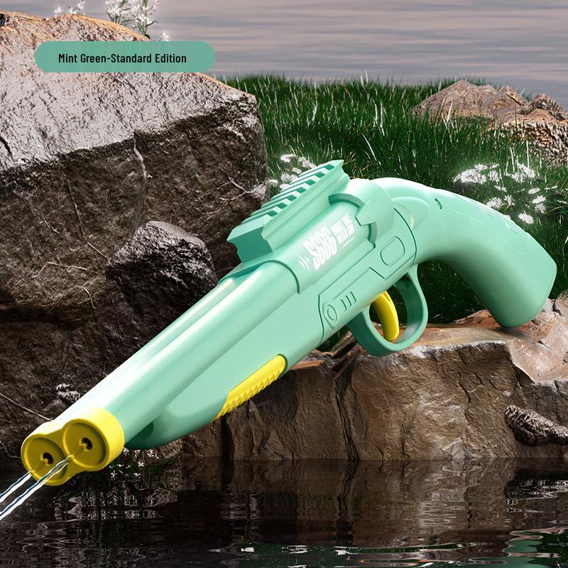 

Водяной пистолет Nezha с двойным соплом под давлением - Игрушка для пляжа и фестиваля брызг большой вместимости