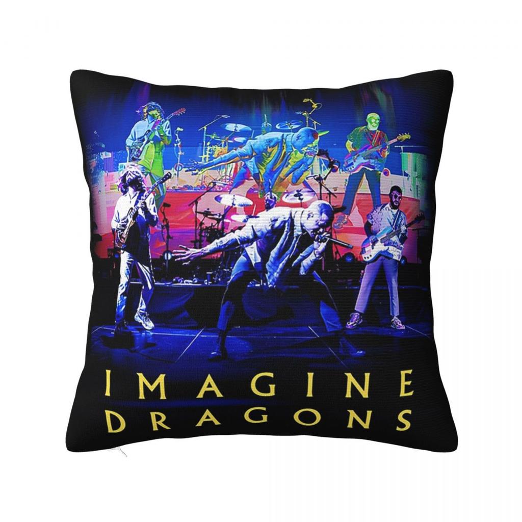 Imagine Dragons Band Square Pillowcase Cushion Cover Pillow Case Throw Pillow Cover for Home Bedroom Car