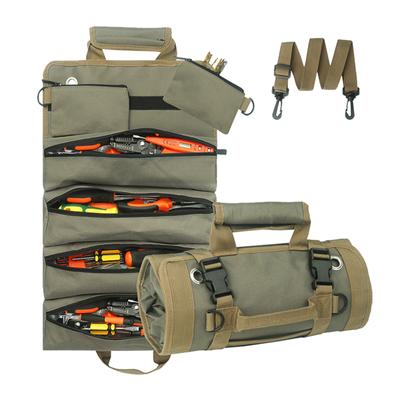 Εργαλείο Roll Bag Tool Roll Up Pouch Bag Εργαλεία Tote Bag Τσέπες Εργαλείο Pouch Sling Tool Organizer Κάδος κλειδί Roll Up
