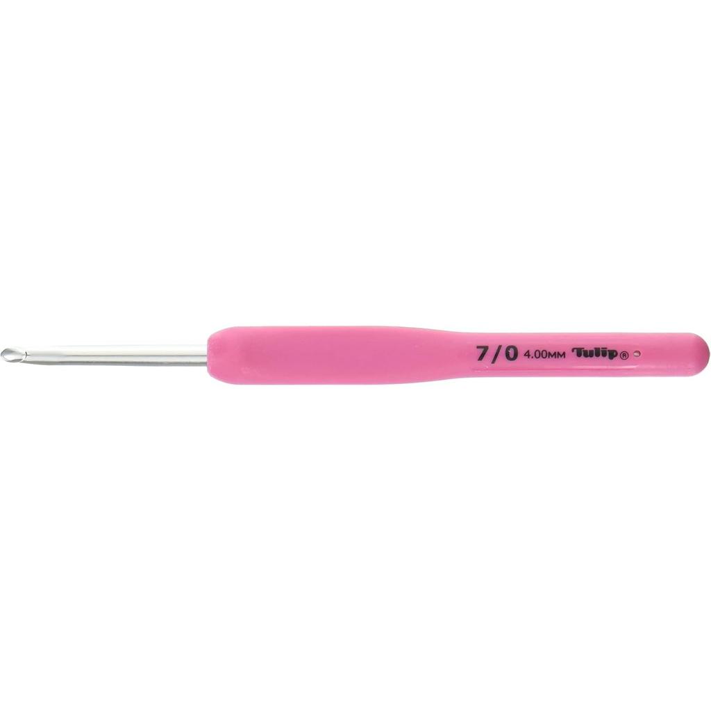 Tulip ETIMO ROSE Crochet Hook with Cushion Size Grip, 6/0, TER-07