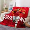 1pc Number 7 Soccer Blanket, Gift, for Men and Women, Soft Blanket, Good for Sofa Bed Couch Travel, Lightweight Flannel Blanket