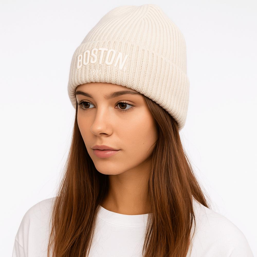 Keep Warm Winter Pullover Hat Solid Color Knitted Cold Hat Wool Beanies Hat  Apparel Accessories