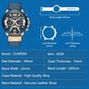 CURREN Mens Watches Top Brand Luxury Leather Sports Watch Men Fashion Chronograph Quartz Man Clock Waterproof Relogio Masculino